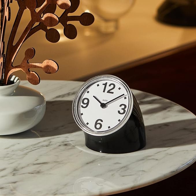 Reloj analógico Alessi 01 B de plástico ABS en color negro - Opiniones y características