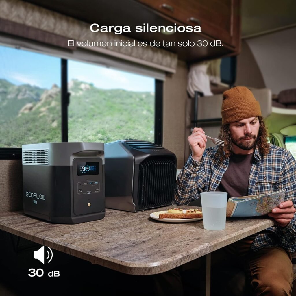 EcoFlow Estación de energía portátil DELTA 2 Max, 2048Wh, Batería LFP, CA - Opiniones y pequeños defectos en el embalaje.