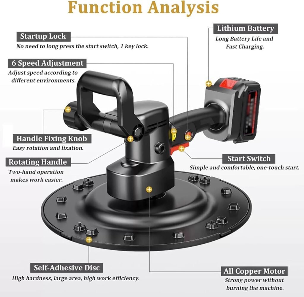 Máquina para alisar superficies de paredes de cemento - Opiniones y reseñas.