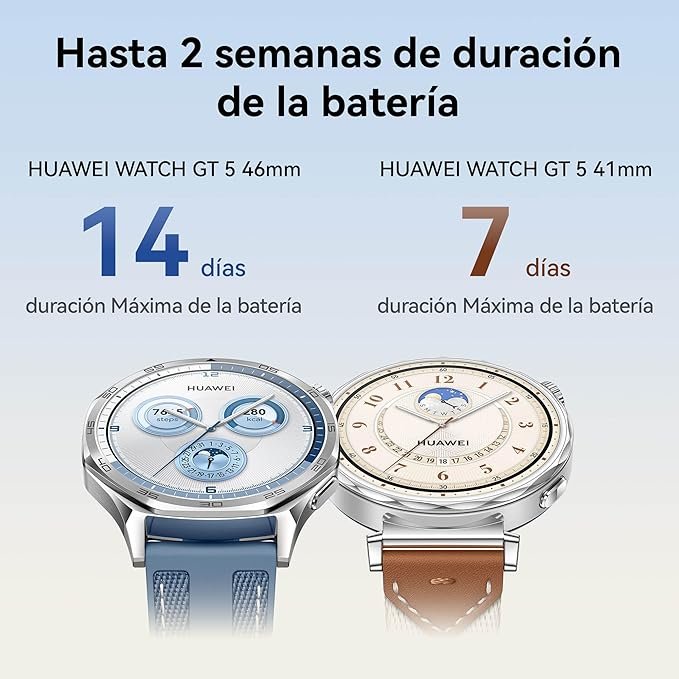Opiniones HUAWEI Watch GT 5 41mm Smartwatch, diseño sofisticado, experiencia running y ciclismo, seguimiento de salud.
