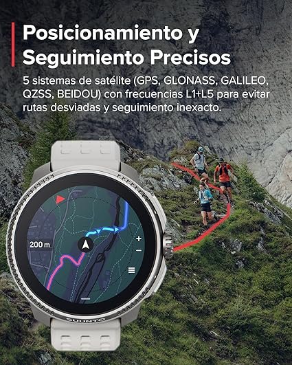 Reloj deportivo SUUNTO Race - Smartwatch para exteriores con pantalla AMOLED brillante de 1,43" y cristal de zafiro. Corona cómoda y botones de control, GPS de doble frecuencia. ¡Compra el tuyo ahora!