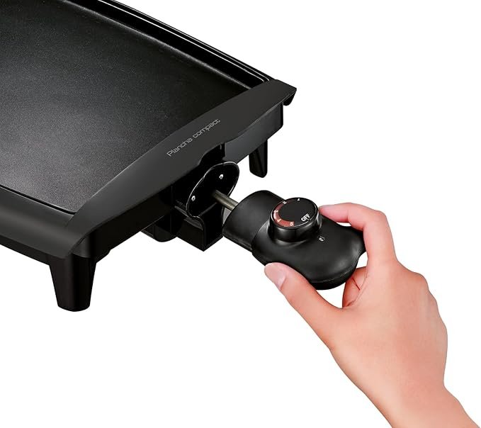 Tefal Compact – Plancha de asar antiadherente, fácil de lavar y compatible con lavavajillas. Ideal para un sencillo almacenamiento. ¡Descubre las opiniones de los clientes!