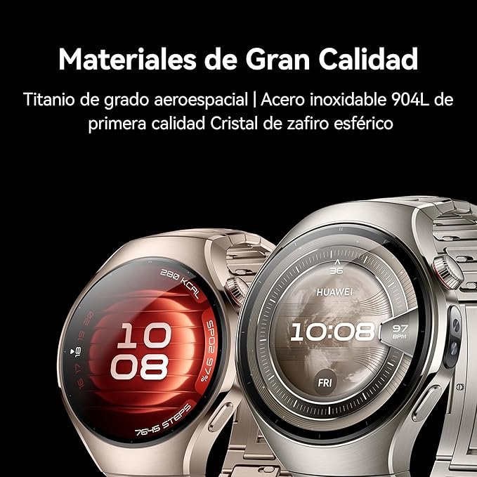 Opiniones del HUAWEI Watch 5, 42mm Smartwatches con Multi-Sensor Revolucionario X-Tap y SpO2 con la Yema del Dedo. ¡Descubre la innovación en tu muñeca!