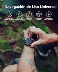 Reloj deportivo SUUNTO Race con pantalla AMOLED brillante de 1,43" con cristal de zafiro, corona cómoda y botones de control, GPS de doble frecuencia. ¡Descubre la mejor tecnología para tus entrenamientos al aire libre!
