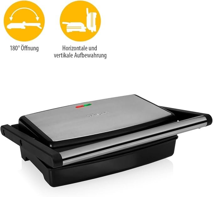 "Tristar GR-2859 Parrilla de contacto, superficie de cocinado de 27,5 x 18 cm - Opiniones y detalles sobre este producto"