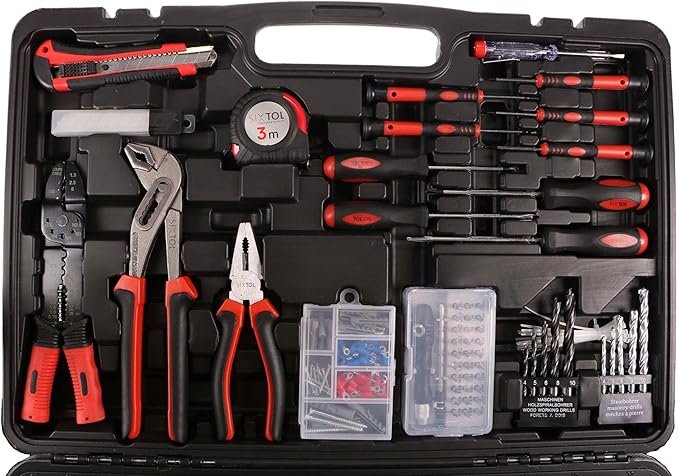 Juego de herramientas 350 piezas con maletín | Opiniones HOME 350 | Kit de herramientas completo