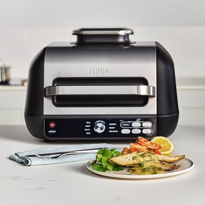 Opiniones Ninja Foodi MAX PRO Parrilla, Plancha y Freidora de aire, 3,8 l, 7 funciones de cocción en 1, Parrilla, Freír con aire - Descubre la mejor forma de cocinar con la Ninja Foodi MAX PRO. Con su versatilidad y facilidad de uso, podrás disfrutar de deliciosas comidas en poco tiempo. ¡Pruébala ahora!