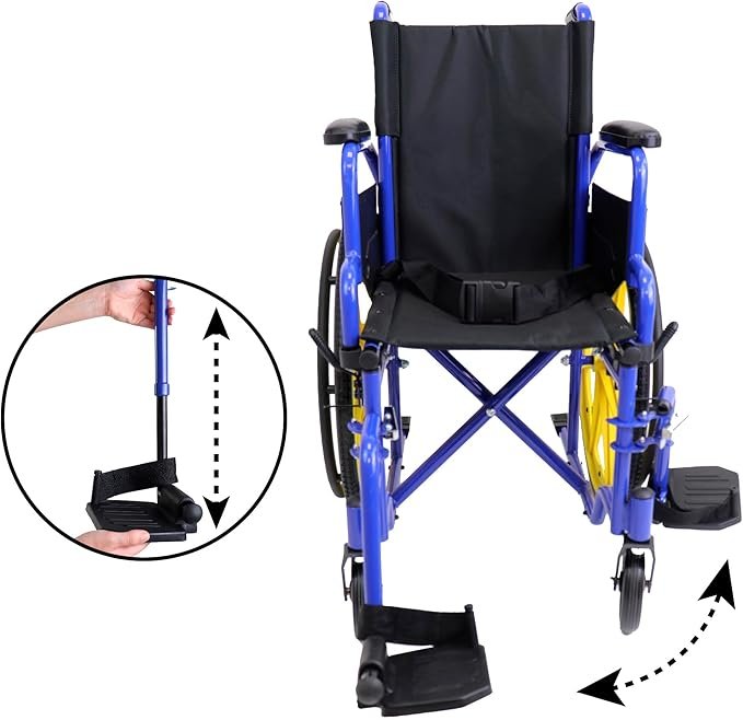 Silla de ruedas autopropulsable para niños amarilla - PEPE Mobility - Opiniones y características - Compra online al mejor precio