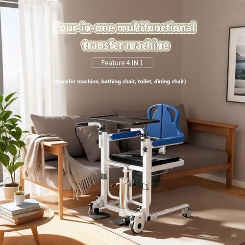 Opiniones Silla de transferencia de pacientes - Elevador de lactancia plegable para baño e inodoro - Producto de calidad para facilitar la movilidad de personas con discapacidad.