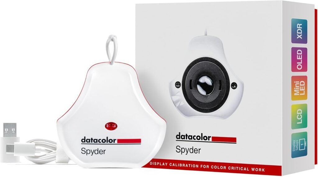 Herramienta de calibrador monitor Datacolor Spyder - Gestión del color profesional.