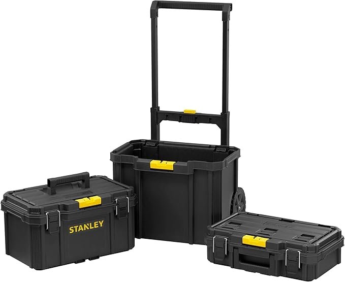 STANLEY Taller móvil 3 en 1, Compacta, Portaherramientas integrado, 80L de capacidad total. ¡Consíguelo ahora!