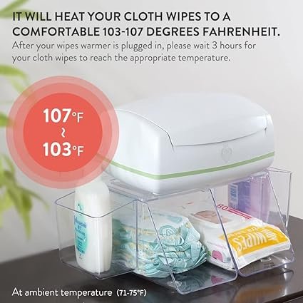 Opiniones Prince Lionheart - Calentador de toallitas, capacidad para 16 prendas reutilizables.