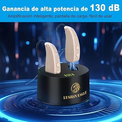 Amplificador Chip digital LUSHAN EAGLE para auriculares: Equipo auditivo amplificado y recargable. ¡Descúbrelo ahora!