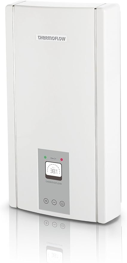 Opiniones Thermoflow Elex 21 - Calentador de agua instantáneo resistente a la presión / 21 kW / 400 V/calentador de agua hasta 55 °C. ¡Descubre la eficiencia y calidad de este calentador de agua en nuestra tienda online! ¡No te quedes sin el tuyo!