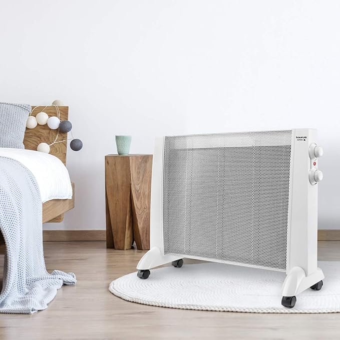 Radiador de Mica Taurus PRMB 1600 - Potente y eficiente, con termostato regulable y protección anti calentamiento. Ajusta la temperatura según tus necesidades. ¡Compra el tuyo ahora!