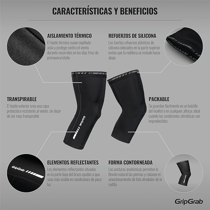 Opiniones GripGrab Perneras de Ciclismo Classic Piratas Perneras Ciclismo Invierno Térmicas Felpa Antideslizante Calentadores Piernas Bicicleta - Compra Ahora en línea y mantén tus piernas protegidas y cálidas durante tus sesiones de ciclismo en invierno. ¡Antideslizantes y ultra cómodas!