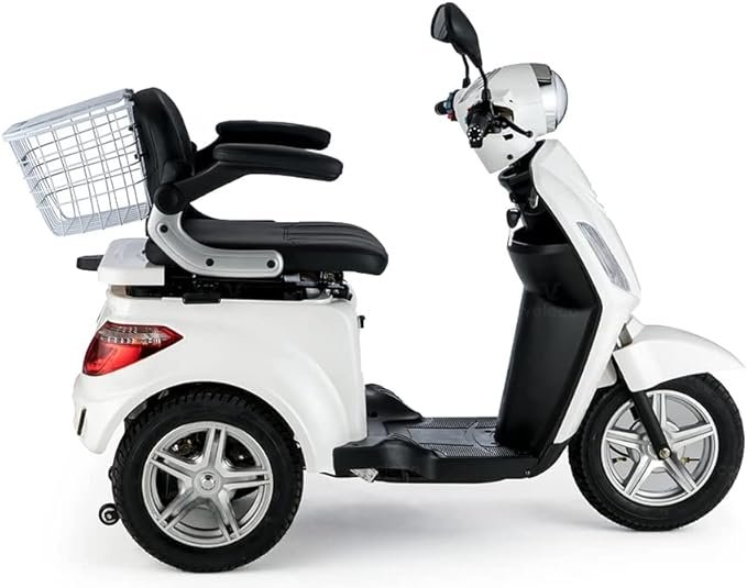 VELECO ZT15 - Scooter de movilidad de 3 ruedas - Totalmente ensamblado y listo para usar - Freno electromagnético automático. Compra ahora este scooter de movilidad de alta calidad en nuestra tienda en línea. ¡Aprovecha ya!