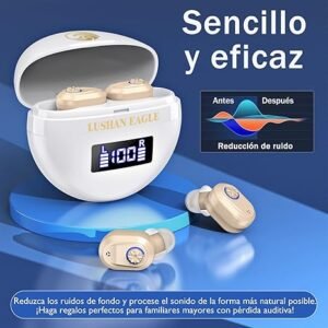 Amplificador de sonido Recargable LUSHAN EAGLE | Auriculares amplificados con Volumen ajustable