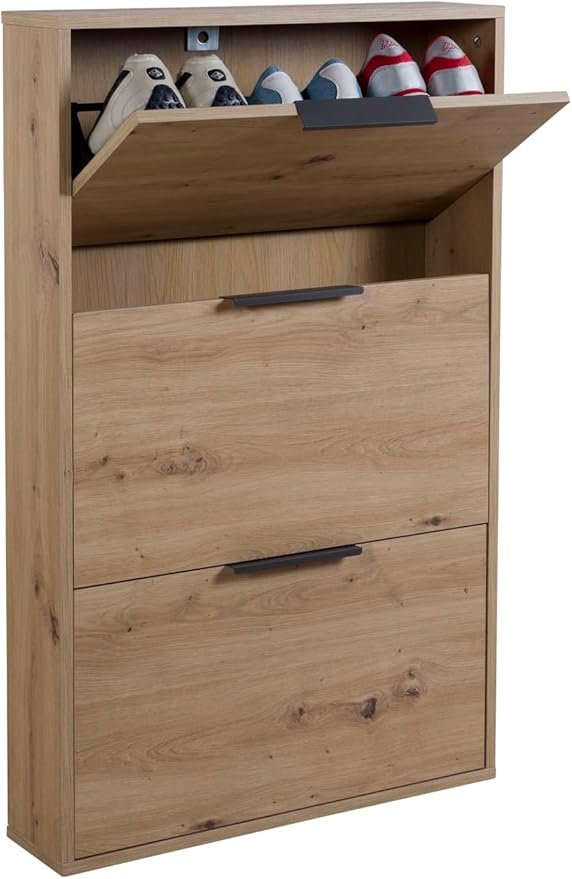 Zapatero Slim de la línea Espresso con 3 Solapas, Zapatero ahorrador de Espacio - Opiniones