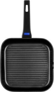 Opiniones MONIX Solid+ Grill con rayas cuadrado 24 cm: ¡Calidad y resistencia en tu cocina! Cocina sin preocupaciones con este grill de aluminio fundido con antiadherente. ¡Anímate a probarlo!