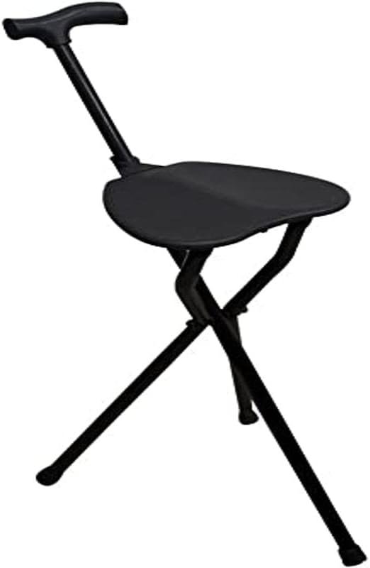 ¡Descubre el resistente bastón con asiento de patas trípode que aguanta hasta 100 kg! Fabricado en aluminio de alta calidad, es la opción ideal para personas que necesitan descansar durante largas caminatas. ¡Cómodo y duradero, este bastón con asiento es tu mejor aliado en tus actividades al aire libre!