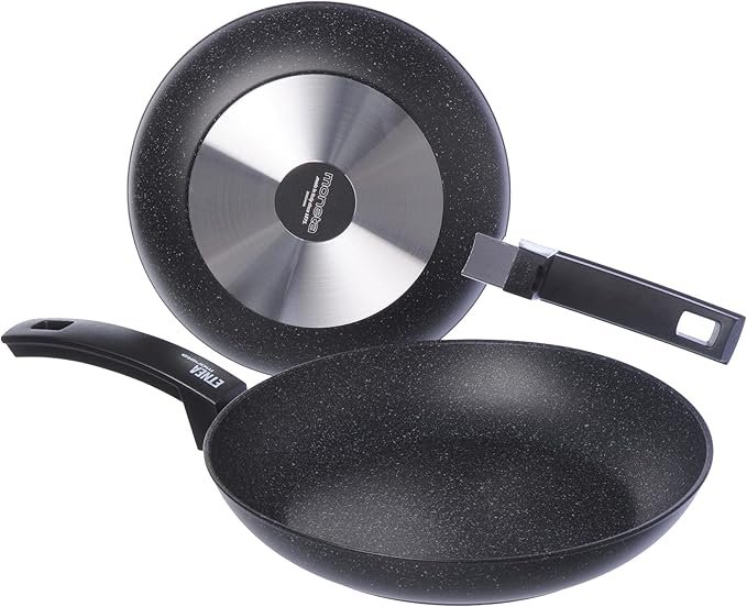 Opiniones Moneta Etnea Juego de 2 Sartenes, Revestimiento de Piedra Antiadherente.