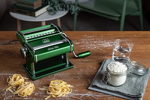 Opiniones sobre la Máquina de Pasta Marcato Atlas 150 Verde de Aluminio.