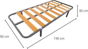 Somier Eco para Cama 90 x 190 cm con 4 Patas: Opiniones y Análisis Completo