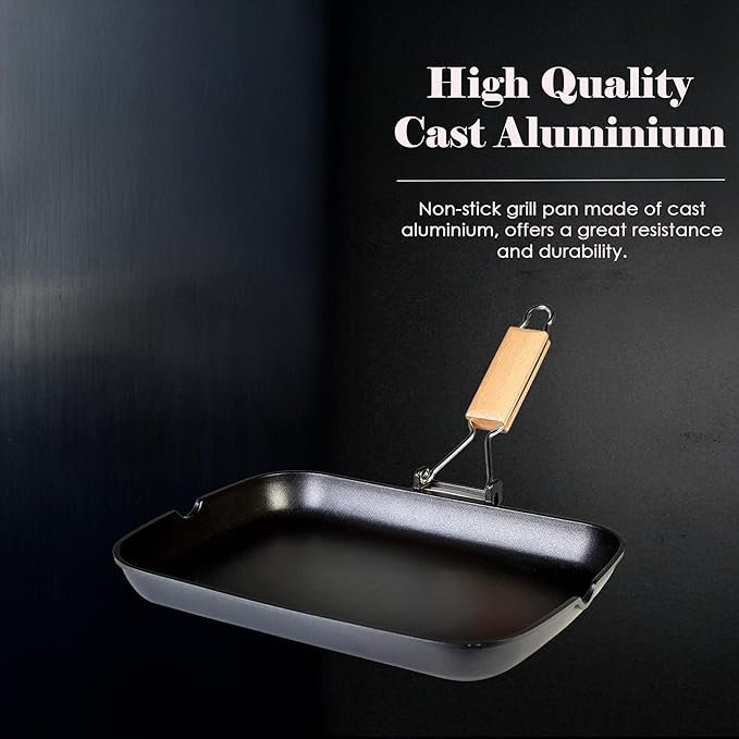 Opiniones WECOOK! Ecostone Grill Asador Inducción Liso 34 X 24cm - ¡Compra ya y disfruta de la mejor cocina en casa!