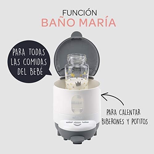 Opiniones BÉABA: Preparador/calentador de biberón, dispensador de agua a temperatura precisa, instantáneo, rápido, función de baño, 2 temperaturas.
