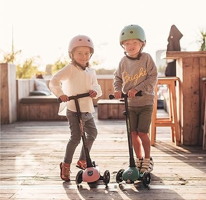 Patinete Scoot&Ride Highwaykick con 3 LED en color rosa - Opiniones y valoraciones