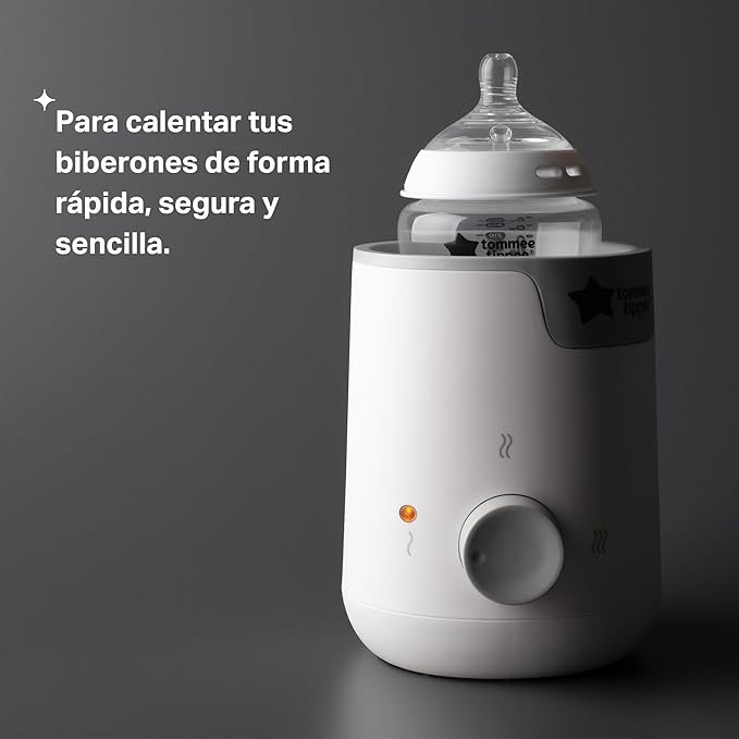 Opiniones Tommee Tippee calentador eléctrico de biberones y comida, calienta la comida en minutos, temporizador automático. ¡Compra ahora y ahorra tiempo en la alimentación de tu bebé!