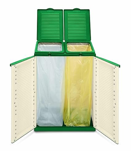 Armario Recogida Selectiva de Residuos - Opiniones Terry Ecocab 2 - 2 Compartimentos