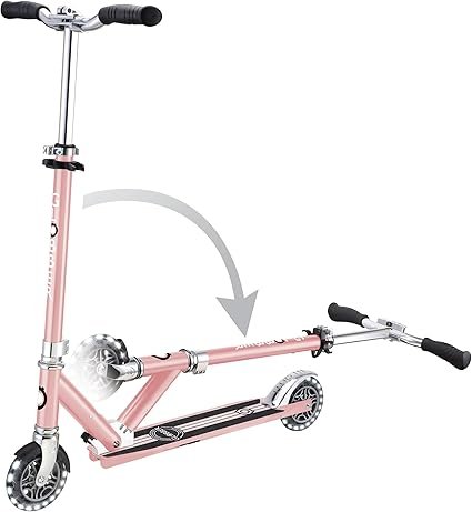 Opiniones Globber Flow - Patinete plegable Element de 2 ruedas LED, manubrio plegable ajustable en 4 alturas - Patinete plegable con ruedas LED y manubrio ajustable - Compra online en [sitio web] - Envío rápido y seguro - Descubre más ahora.