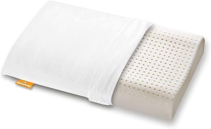Opiniones Marcapiuma - Pack de 2 Almohadas Viscoelásticas Memory Foam 70 cm Modelo Ondulado perforado con funda 100% ALGODÓN - Compra ahora y disfruta de un descanso óptimo con estas almohadas viscoelásticas de Marcapiuma. ¡No te arrepentirás!