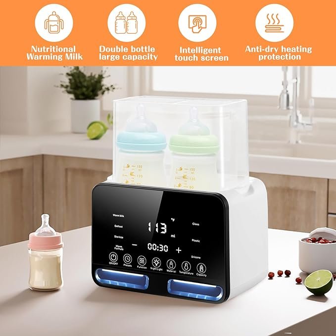 Opiniones Calienta Biberones?Esterilizador Biberones 4 en 1 - Control Inteligente De Temperatura - Calentador De Alimentos para Bebés - Ideal para Botellas De Leche - ¡Compra Ahora!