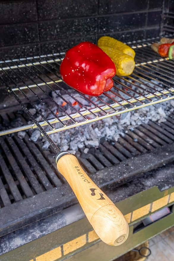 Parrilla barbacoa extensible Sauvic 02722 - Opiniones y características - 50 x 40 cm