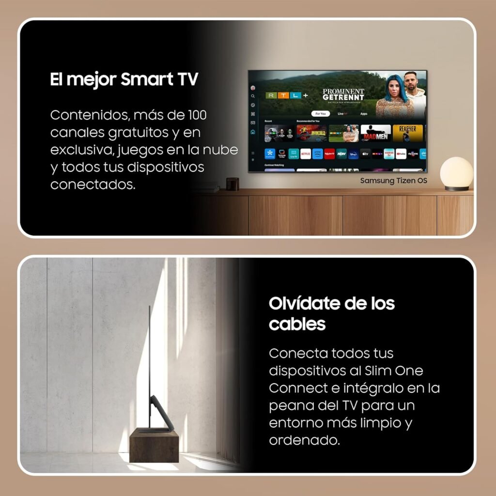 Opiniones Samsung TV OLED 4K 2024 77S95D Smart TV de 77" - Descubre la pantalla de alta definición que estabas buscando. ¡Haz clic para más información!