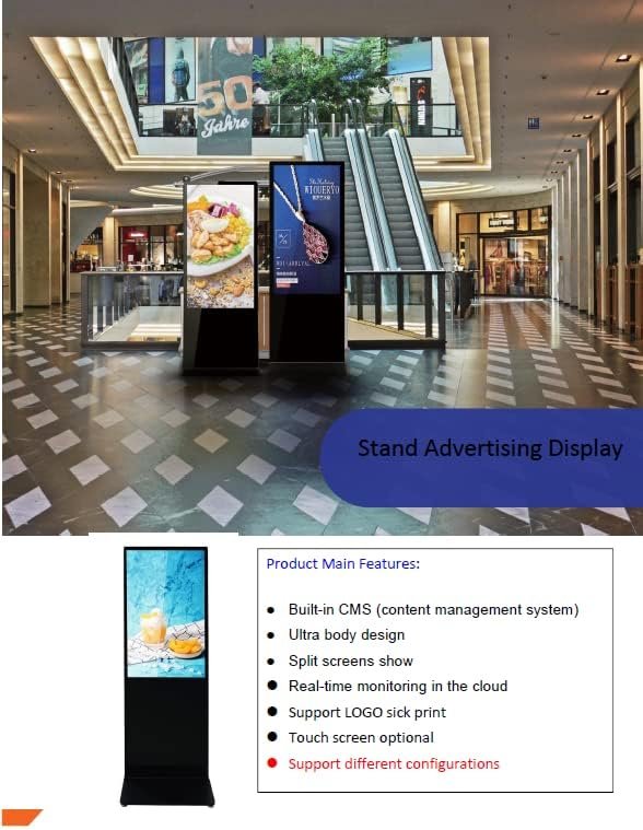 Totem Digital Publicidad LCD Pantalla simultánea con Opiniones - Tecnología moderna para promocionar tu marca. ¡Aprovecha ahora las ventajas de esta innovadora pantalla digital!