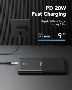 Batería Externa de 30000 mAh USB C Power Bank de Alta Capacidad, Carga rápida, 22,5 W - Opiniones VRURC