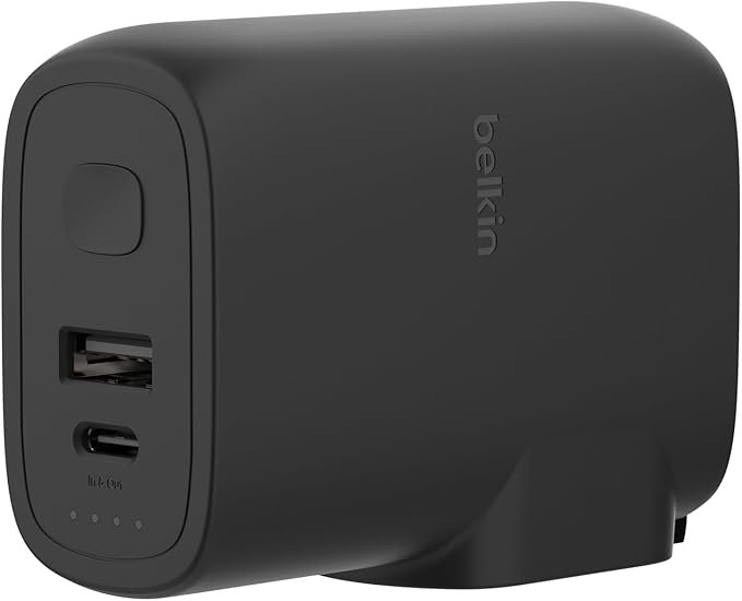 Belkin Cargador USB de Pared híbrido de 25 W con batería Externa de 5000mAh - Opiniones y Características