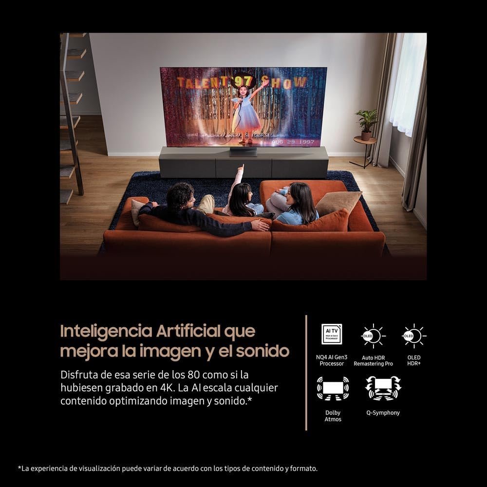 Imagen de producto: Samsung TV 55 Pulgadas OLED S93F 4K Smart TV con Vision AI - Opiniones de clientes - Compra online hoy - Descuentos exclusivos - Envío rápido - Garantía de satisfacción - Mejor precio garantizado.