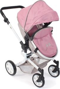 Bayer Chic 2000-Cochecito de muñecas Mika, Color bärchen, Rosa, 73 x 41 x 82 cm - El juguete perfecto para divertirse con muñecas. ¡Cómpralo ahora!