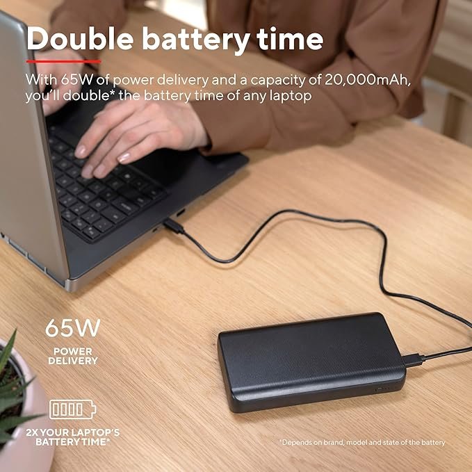 Opiniones Trust Laro 20000mAh 65W Batería Externa Power Bank Cargador Portátil Carga Rápida QC USB-C - Descubre la mejor batería externa Trust Laro 20000mAh 65W con carga rápida QC y USB-C. ¡No te quedes sin energía en tus dispositivos móviles!