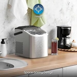 Máquina para hacer hielo en cubos rápidos para encimera - Opiniones y características del producto