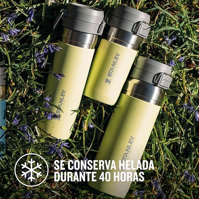 Opiniones Stanley Quick Flip Botella de Agua de Acero Inoxidable 0.71L - Cantimplora que Mantiene el Frío por 12 Horas - Diseño Anti-Fugas y Water Bottle Sin BPA