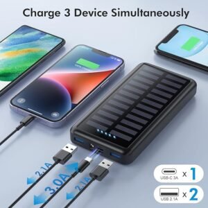 Opiniones Batería Externa Inalámbrico 26800mAh - Pxwaxpy Power Bank: Descubre la mejor forma de mantener tus dispositivos cargados en todo momento con esta batería externa inalámbrica de 26800mAh. ¡No te quedes sin batería nunca más!