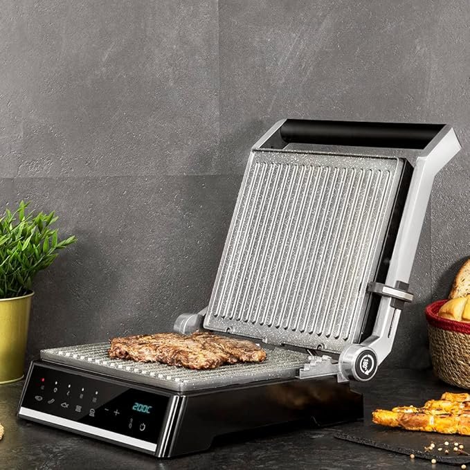 Parrilla eléctrica Cecotec Rock?nGrill Smart, 2000W - Opiniones y análisis completo