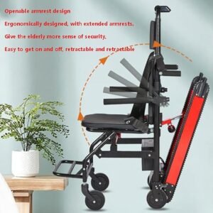 Opiniones WOLWES Silla de Ruedas Eléctrica para Subir Escaleras, Portátil Plegable, Salvaescaleras para Personas Mayores - ¡Descubre la mejor opción para movilidad de forma segura y cómoda!