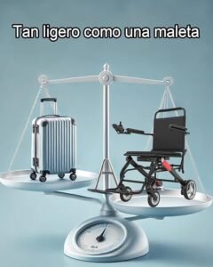 Opiniones ByteTecpeak D01 Silla de Ruedas Eléctrica Ultraligera 14,1kg, Plegable, Apta para Avión y Barco, Batería 12Ah, Motor 500W - Imagen del producto